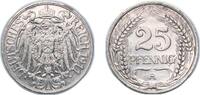 Germany 25 Pfennigs Germany Germany - 1871-1948 Second Empire 1911 A 25 Pfennigs - Wilhelm II Nickel Berlin Mint (3178815) 4.02g XF KM 18 AKS 7 J 18 -