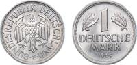 Germany 1 Deutsche Mark Germany Federal Republic of Germany 1969 F 1 Deutsche Mark Copper-nickel (75% Copper, 25% Nickel) Staatliche Münze Baden-Württem -