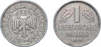 Germany 1 Deutsche Mark Germany Federal Republic of Germany 1956 F 1 Deutsche Mark Copper-nickel (75% Copper, 25% Nickel) Staatliche Münze Baden-Württem -