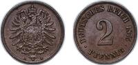 Germany 2 Pfennigs Germany Germany - 1871-1948 Second Empire 1875 B 2 Pfennigs - Wilhelm I (type 1 - large shield) Copper (Cu 950, Sn 40, Zn 10) Ha -