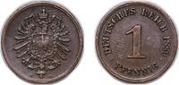 Germany 1 Pfennig Germany Germany - 1871-1948 Second Empire 1889 G 1 Pfennig - Wilhelm I (type 1 - large shield) Copper (Cu 950, Sn 40, Zn 10) (34 -