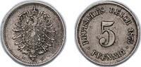 Germany 5 Pfennigs Germany Germany - 1871-1948 1875 G 5 Pfennigs - Wilhelm I (type 1 - large shield) Copper-nickel (Cu 750, Ni 250) (10219581) 2.5g -