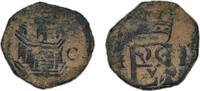 Spain 1 Blank Spain Kingdom ND (1566-1575) C Blanca - Philip II (Cuenca) Billon Cuenca Mint 0.88g VF Cal 814 -