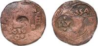 Spain 8 Maravedis Spain Kingdom 1654 8 Maravedis - Philip IV (countermarked) Billon 6.7g F -