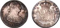 1808 PTS PJ Potosi Mint Bolivia Spanish colony 1808 PTS PJ 8 Reales - Charles IV Silver (.896) Potosi Mint (3299000) 27.05g XF KM 73 Cal 684