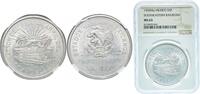 Mexico 5 Pesos Mexico United Mexican States 1950 Mo 5 Pesos (Southeastern Railroad) Silver (.720) (Copper .280) Mexican Mint (200000) 27.78g NG -
