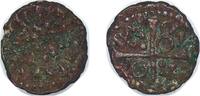 Spain 1 Denier Spain Principality of Catalonia Spanish states 1622 - 1640 Denier - Philip IV (Barcelona) Copper La Seca Mimt 0.63g VF -