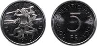 Switzerland 5 Francs Switzerland Federal State 1976 5 Francs (Battle of Murten) Copper-nickel (65% copper, 35% nickel) Bern Mint (1506000) 13.14g UNC -