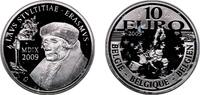 Belgium 10 Euros Belgium Kingdom 2009 10 Euros - Albert II (Erasmus) Silver (.925) (15000) 18.84g PF KM 285 LA BEM-11.14 Schön 267 -