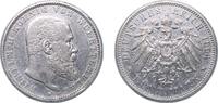 Germany 5 Mark Germany Kingdom of Württemberg German states 1904 F 5 Mark - William II Silver (.900) (391317) 27.778g XF KM 632 J 176 Schön 11 -