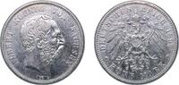 Germany 5 Mark Germany Kingdom of Saxony (Albertinian Line) German states 1899 E 5 Mark - Albert Silver (.900) (74000) 27.777g XF KM 1246 J 125 -