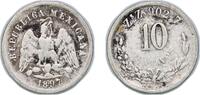 Mexico 10 Centavos Mexico Federal Republic 1897 Zs Z 10 Centavos Silver (.903) Zacatecas Mint (900000) 2.29g VF KM 403 -