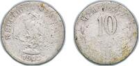 Mexico 10 Centavos Mexico Federal Republic 1903 Mo M 10 Centavos Silver (.903) Mexico City Mint (581000) 2.55g F KM 404 -