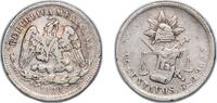 Mexico 25 Centavos Mexico Federal Republic 1888 Go R 25 Centavos Silver (.903) Guanajuato Mint (312000) 6.64g XF KM 406 -