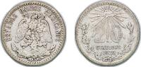 Mexico 20 Centavos Mexico United Mexican States 1920 M 20 Centavos Silver (.720) Mexico City Mint (3710000) 3.23g VF KM 438 -