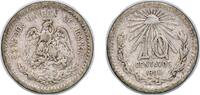 Mexico 10 Centavos Mexico United Mexican States 1906 M 10 Centavos Silver (.800) Mexico City Mint (8410000) 2.36g VF KM 428 -