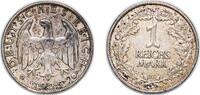 Germany 1 Reichsmark Germany Germany - 1871-1948 Weimar Republic 1925 G 1 Reichsmark Silver (.500) Karlsruhe Mint (4520000) 5g XF KM 44 AKS 35 J 319 -