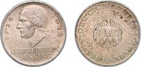 Germany 3 Reichsmark Germany Germany - 1871-1948 Weimar Republic 1929 A 3 Reichsmark (Lessing) Silver (.500) Berlin Mint (216760) 15.07g AU KM 60 J 3 -