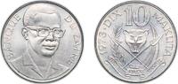 Republic of the Congo (Léopoldville) (1960-1971) 10 Makuta Zaire (1971-1997) Republic 1973 10 Makuta Copper-nickel (75% Copper, 25% Nickel) A. Werner & Söhne, Berlin (10000000) 9.04g UNC -