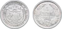 Bulgaria 1 Lev Bulgaria Kingdom 1882 1 Lev - Aleksandr I Silver (.835) Saint Petersburg / Leningrad / Petrograd Mint (4500015) 4.88g VF KM 4 -