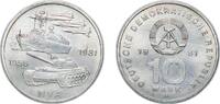 Germany 10 Mark Germany German Democratic Republic 1981 A 10 Mark (National People's Army) Nickel brass Berlin Mint (810300) 12.14g UNC KM 80 Sc -