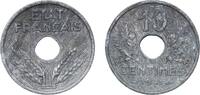France 10 Centimes France Vichy French State 1941 10 Centimes (Vichy French State; large issue) Zinc Monnaie de Paris 2.55g XF Franc 2014 141 KM 89 -