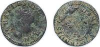 France 1 Denier France Principality of Arches-Charleville 1651 Denier Tournois - Charles II (2nd type) Copper Charleville Mint 1.3g VF CGKL 636 -