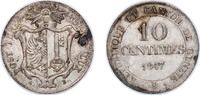 Switzerland 10 Centimes Switzerland Canton of Geneva 1847 10 Centimes Billon 2.62g AU KM 134 KM 134a HMZ 2 2-366c -