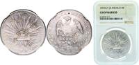 Mexico 8 Reales Mexico Federal Republic 1892 Ga JS 8 Reales Silver (.903) Mexican Mint (1627000) 27.07g NGC Chopmarked KM 377 -