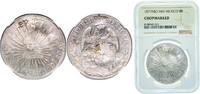 Mexico 8 Reales Mexico Federal Republic 1877 Mo MH 8 Reales Silver (.903) Mexican Mint (898000) 27.07g NGC Chopmarked KM 377 -