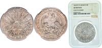 Mexico 8 Reales Mexico Federal Republic 1869 Pi PS 8 Reales Silver (.903) Mexican Mint 27.07g NGC XF Chopmarked KM 377 -