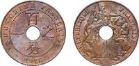 French Indochina 1 Cent French Indochina French colony 1926 A 1 Cent Bronze (95% Copper, 4% Tin, 1% Zinc) (11672270) 4.85g UNC KM 12 Schön 16 Lec 101 -