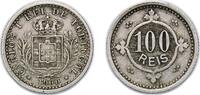 Portugal 100 Réis Portugal Kingdom 1900 100 Réis - Charles I Copper-nickel Lisbon Mint (16000000) 3.99g XF KM 546 Gomes C1 07,01 -