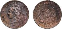 Argentina 2 Centavos Argentina Federal Republic 1894 2 Centavos Bronze (2233000) 9.97g XF KM 33 -