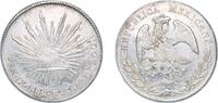 Mexico 8 Reales Mexico Federal Republic 1882 Ga FS 8 Reales ¨羊¨ Silver (.903) Guadalajara Mint (537000) 26.82g AU Chopmarked KM 377 -