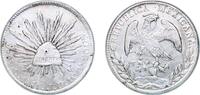 Mexico 8 Reales Mexico Federal Republic 1881 C JD 8 Reales Silver (.903) Culiacán Mint (1032000) 26.98g XF Chopmarked KM 377 -