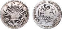 Mexico 8 Reales Mexico Federal Republic 1880 Do JP 8 Reales Silver (.903) Durango Mint 26.94g VF KM 377 -