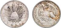 Mexico 8 Reales Mexico Federal Republic 1873 Zs YH 8 Reales Silver (.903) Zacatecas Mint 26.94g XF Chopmarked KM 377 -