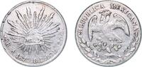 Mexico 8 Reales Mexico Federal Republic 1870 A DL 8 Reales Silver (.903) Alamos Mint 26.38g VF KM 377 -