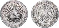 Mexico 8 Reales Mexico Federal Republic 1870 Go FR 8 Reales Silver (.903) Guanajuato Mint 26.96g VF Chopmarked KM 377 -