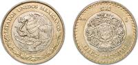 Mexico 10 Pesos Mexico United Mexican States 1999 Mo 10 Pesos Bimetallic: nickel brass centre in aluminium bronze ring (Core: 65% Copper, 10% Ni -