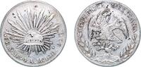 Mexico 8 Reales Mexico Federal Republic 1894 Mo AM 8 Reales Silver (.903) Mexico City Mint (12394000) 26.72g XF Chopmarked KM 377 -
