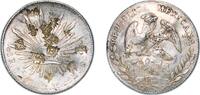 Mexico 8 Reales Mexico Federal Republic 1893 Ca MM 8 Reales Silver (.903) Chihuahua Mint (2632000) 27.17g XF Chopmarked KM 377 -