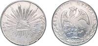 Mexico 8 Reales Mexico Federal Republic 1885 Go RR 8 Reales Silver (.903) Guanajuato Mint (2363000) 26.93g AU KM 377 -