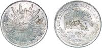 Mexico 8 Reales Mexico Federal Republic 1883 Ca MM 8 Reales Silver (.903) Chihuahua Mint 27.18g AU Chopmarked KM 377 -