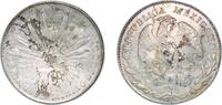 Mexico 8 Reales Mexico Federal Republic 1883 Pi MH 8 Reales Silver (.903) San Luis Potosi Mint (1545000) 26.68g AU Chopmarked KM 377 -