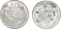 Mexico 8 Reales Mexico Federal Republic 1882 Do JP 8 Reales Silver (.903) Durango Mint (414000) 26.97g AU Chopmarked KM 377 -