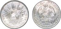 Mexico 8 Reales Mexico Federal Republic 1882 Mo MH 8 Reales Silver (.903) Mexico City Mint (2746000) 27.09g AU Chopmarked KM 377 -