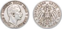 Kingdom of Prussia 5 Mark Germany Kingdom of Prussia German states 1907 A 5 Mark - William II Silver (.900) (Ag 900, Cu 100) Berlin Mint (2103338) 27.7g X -