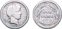 United States 1 Dime United States Federal republic 1901 O 1 Dime Barber Dime Silver (.900) (.100 copper) New Orleans Mint (5620000) 2.39g VF KM 11 -